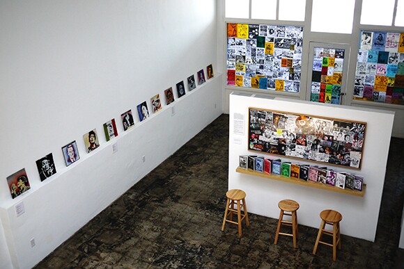 "This Is Not An Art Show: Stencils, Zines And Flyers By Craig Ibarra" at Cornelius Projects, San Pedro, CA, 2013 | Photographs by Laurie Steelink