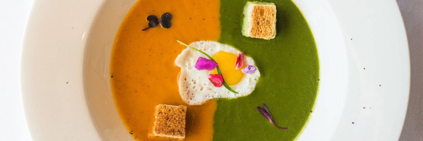 LA Mexicano Babita Roasted Papaya and Cilantro Soups | Staci Valentine