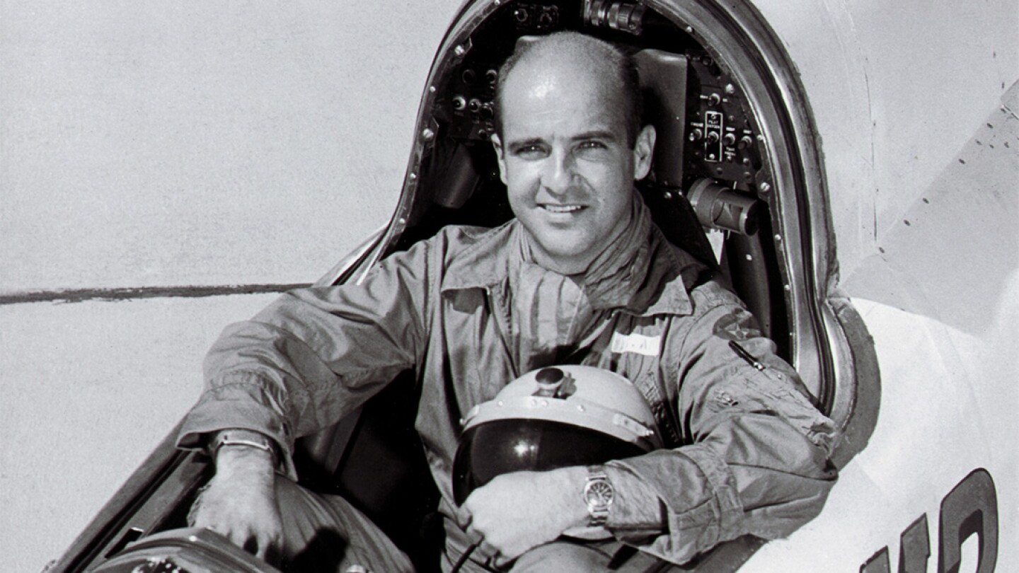 Captain Mel Apt in a Bell X-2. | United States Air Force