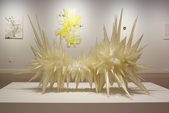 <strong>REANNE ESTRADA</strong>, <em>Tenuous</em>, 2001-present, Polypropylene packing tape, Courtesy of the artist.