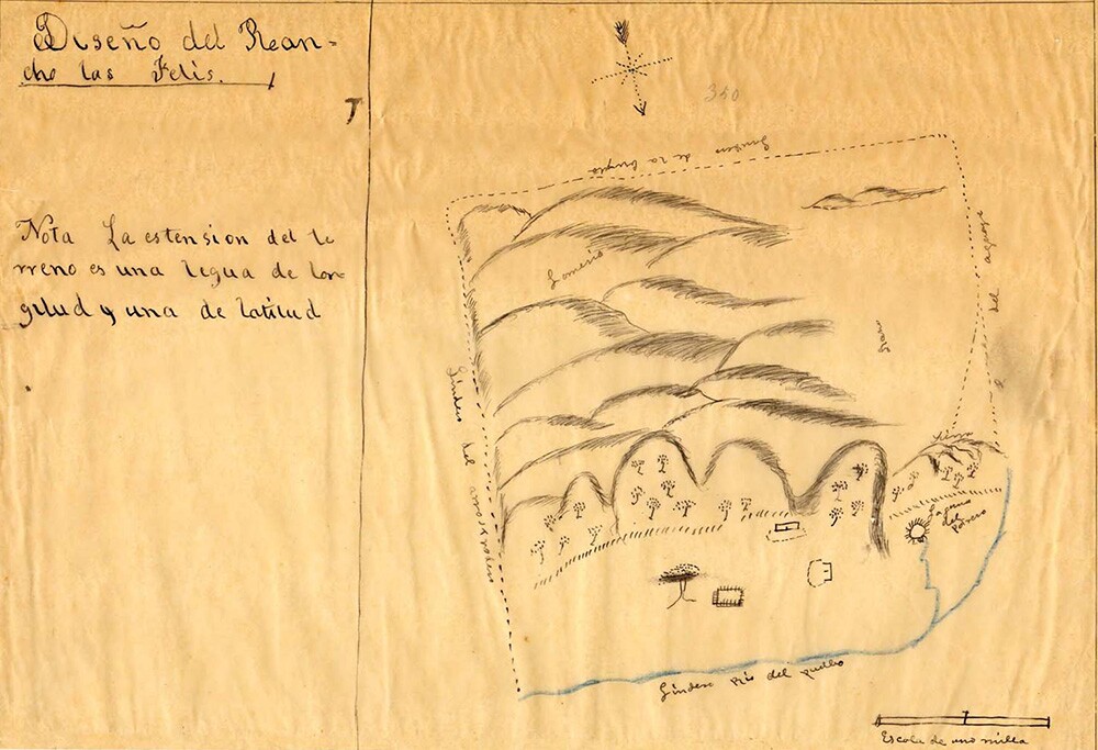 Hand-drawn diseño for the Rancho Los Feliz