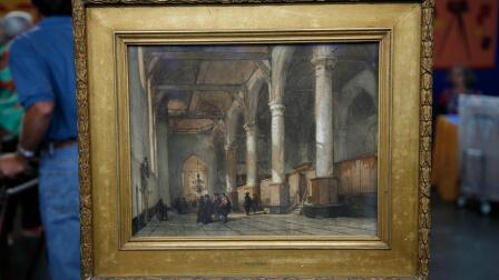 Appraisal: Johannes Bosboom Watercolor, ca. 1860