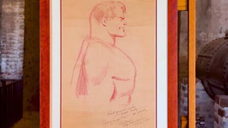 Appraisal: 1943 Jerry Siegel & Joe Shuster-signed Superman Sketch