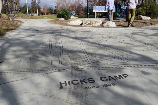 Rio Vista Park, where oral histories of the Hicks Agricultural Camp were memorialized in a memory map | Photo: Yosuke Kitazawa