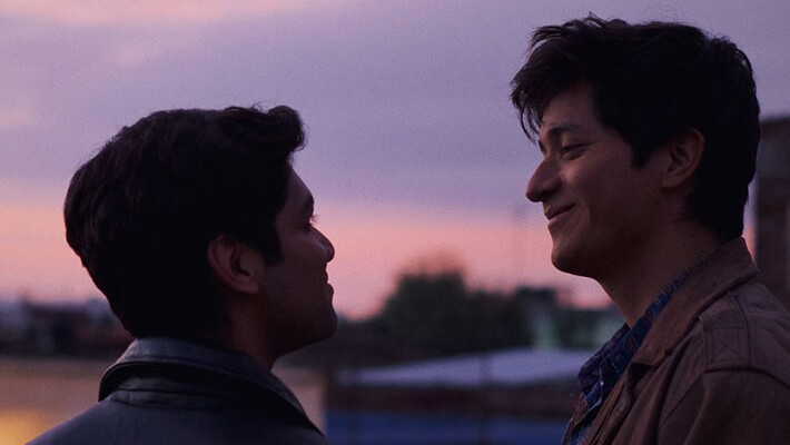 Christian Vásquez as Gerardo, Armando Espitia as Iván in "I Carry You With Me."
