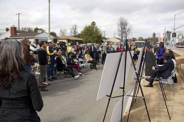 Woodman Median opening was a well-attended event
