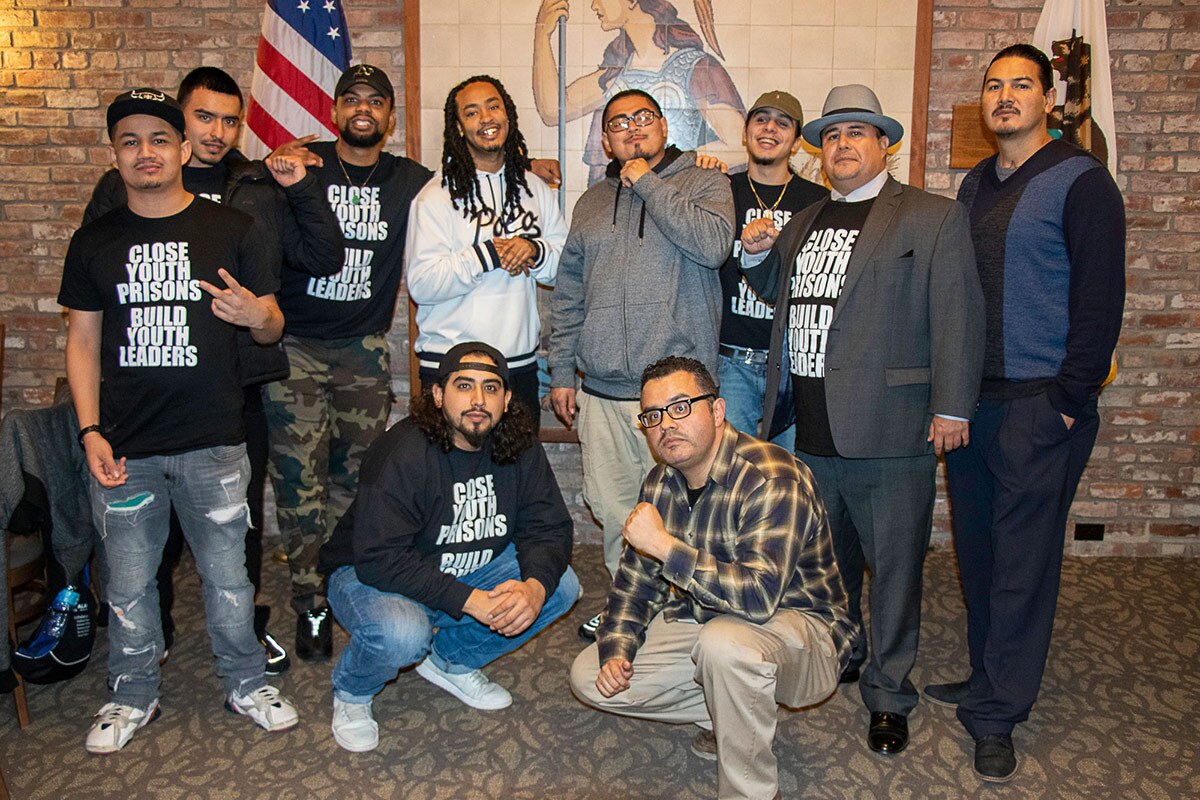 Daniel Mendoza with other members of Communities United Through Restorative Youth Justice (CURYJ) | Courtesy of Daniel Mendoza
