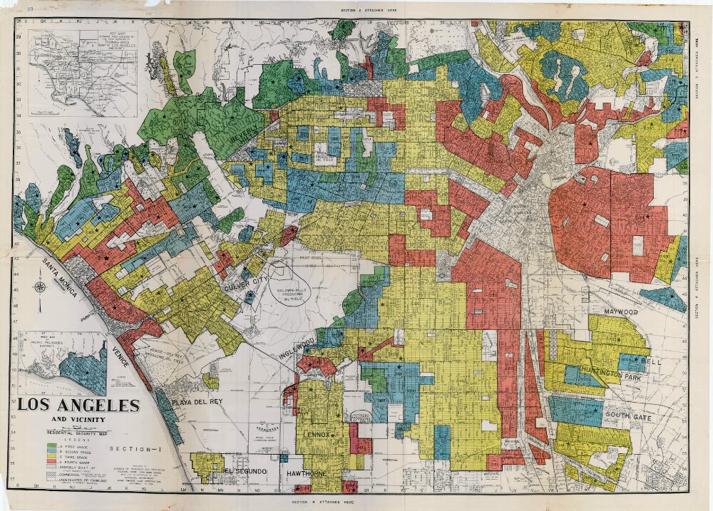 LA HOLC Map