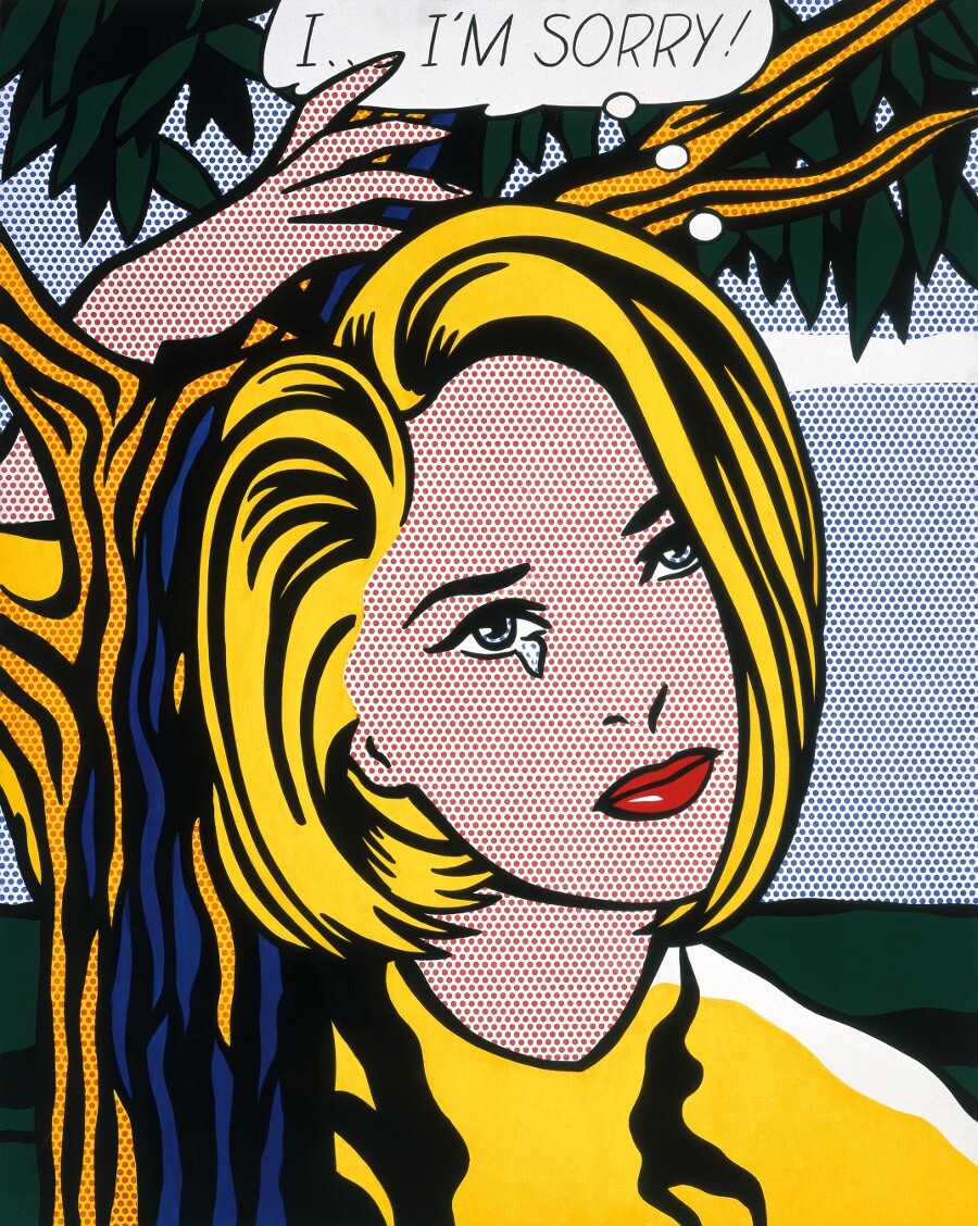 "I... I'm sorry" by Roy Lichtenstein. | Photo: Courtesy of The Broad.