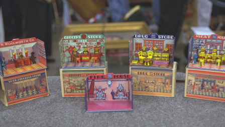 Appraisal: Marx Lithograph Tin Toy Rooms