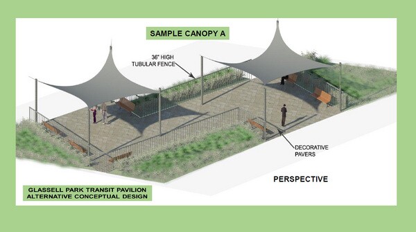 City alternatives to the Glassell Park transit pavilion