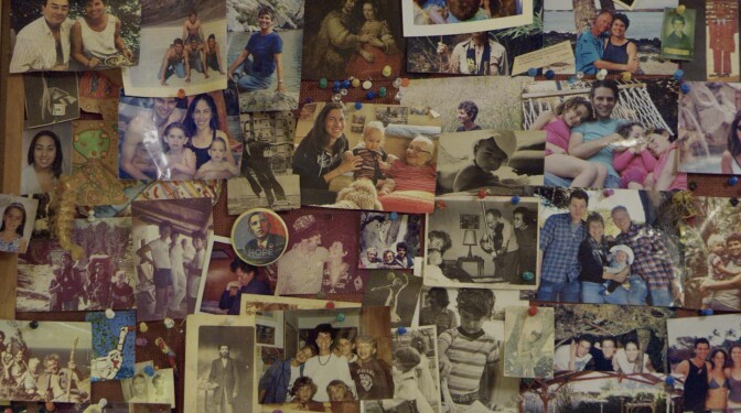 Trudy's bulletin board | Courtesy of the Lehrer family