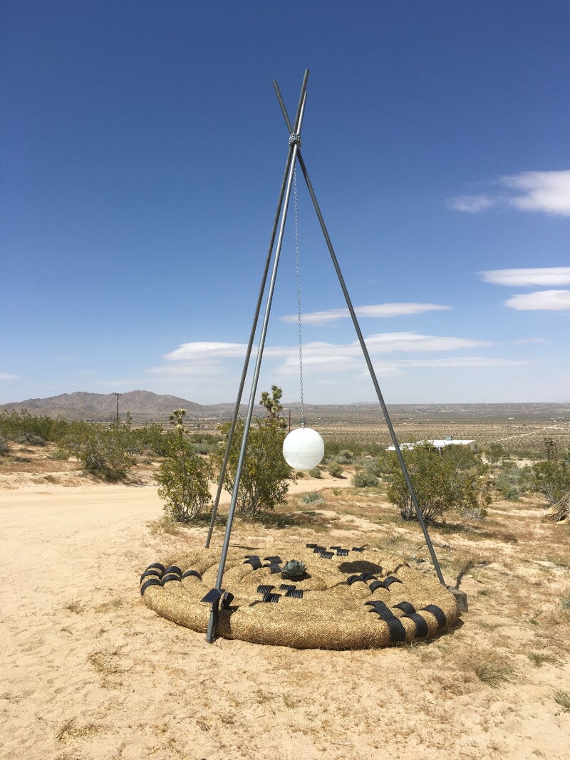Gerald Clarke, "The Sacred Melt," 2017 at the Joshua Treenial