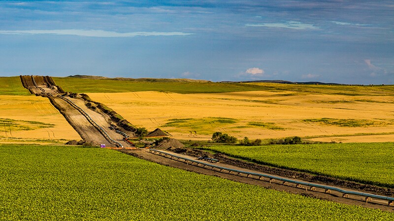 The Dakota Access Pipeline near New Salem, ND | Photo: Tony Webster, some rights reserved