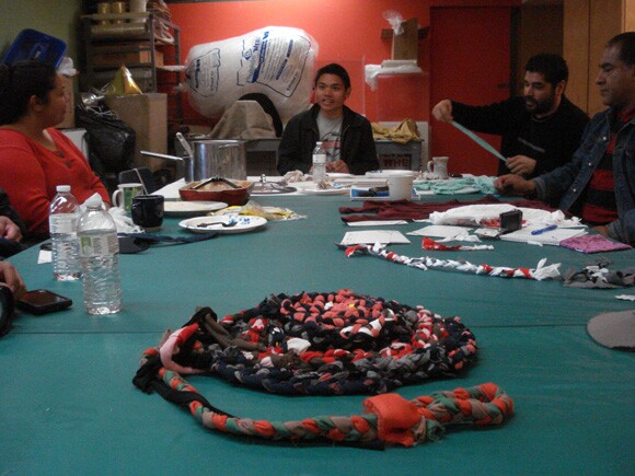 The Workers' Rug collective meeting at CAFAM | Photo: Jade Thacker.