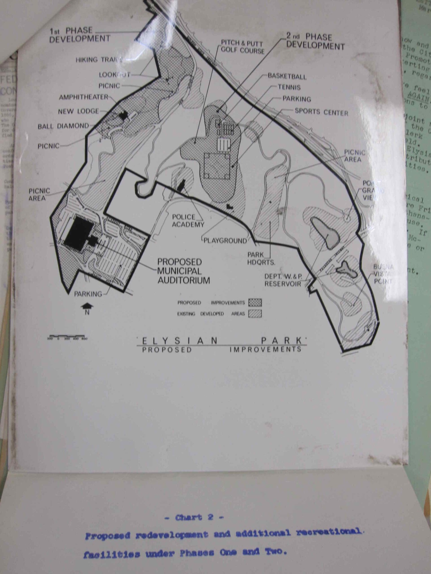 Proposed improvements to Elysian Park, 1966