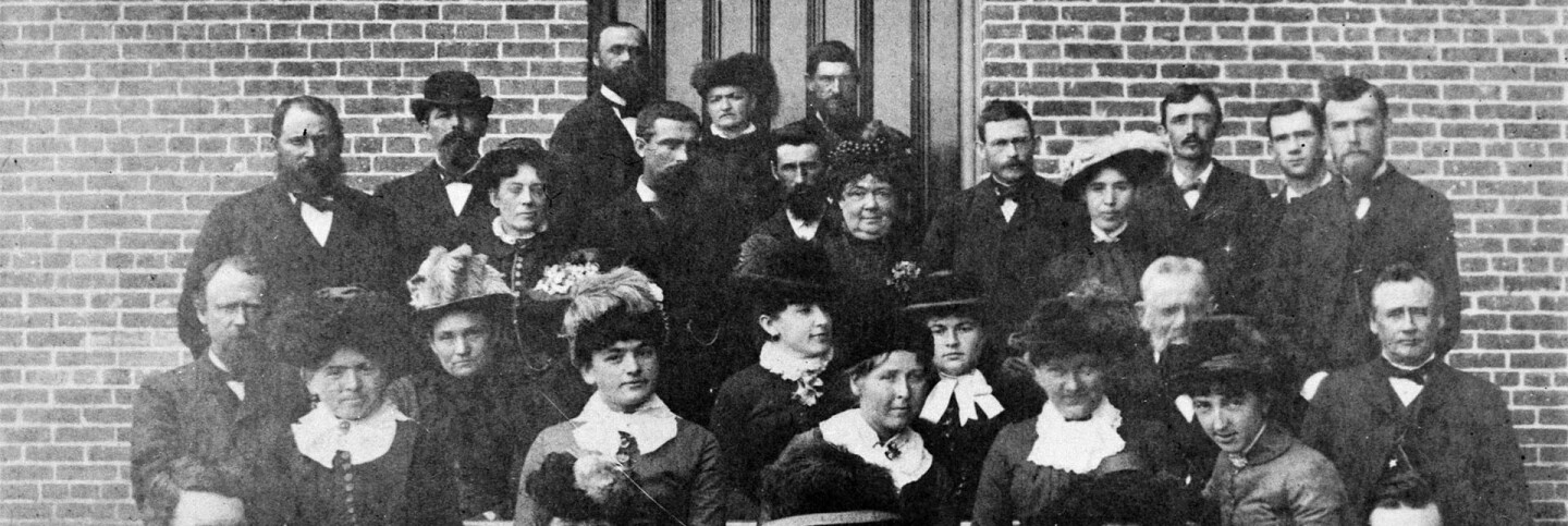 State Normal School faculty and pupils, 1884
