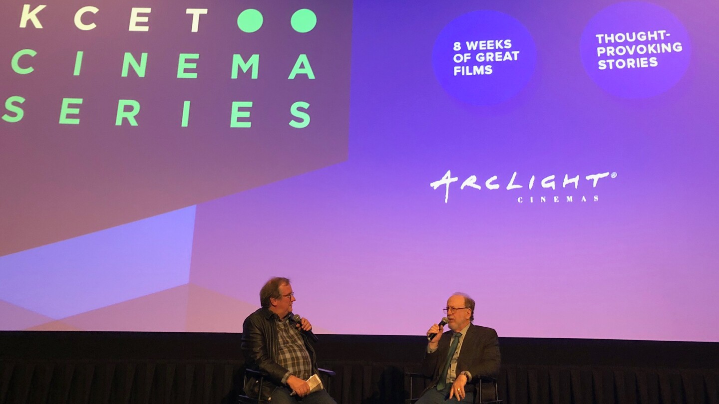 Post screening conversation with Pete Hammond and Lightyear President Arnie Holland.