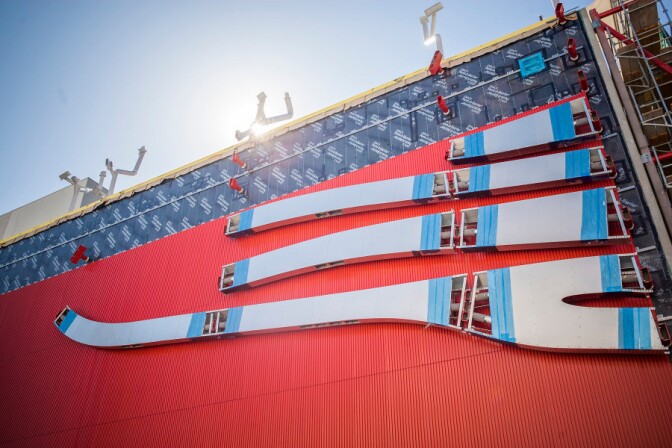 The Petersen Automotive Museum under construction. | Photo: Petersen Automotive Museum.