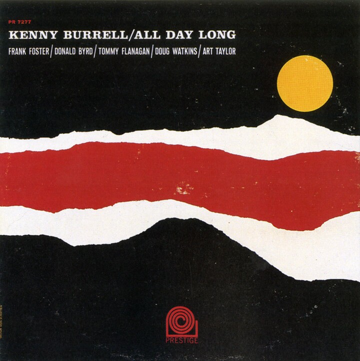 The Kenny Burrell album cover for "All Day Long."
