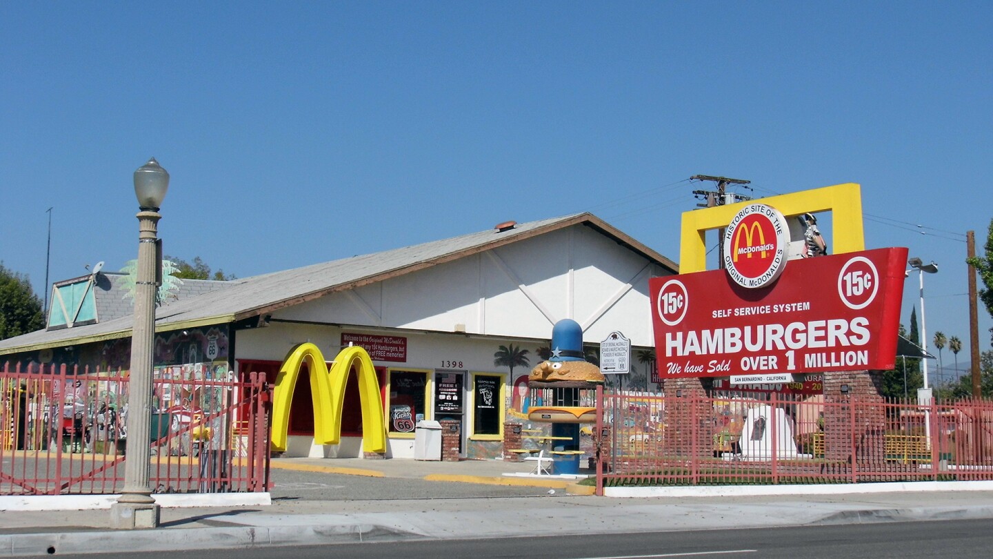 mcdonalds museum san bernardino