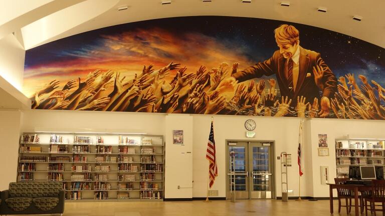 Judy Baca on her murals at RFK Community Schools