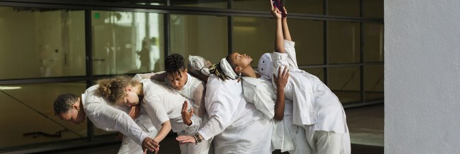 taisha paggett, “breathingholdinglistening practice.” In conjunction with Made in L.A. 2018, Hammer Museum, Los Angeles, September 1, 2018. | Gina Clyne