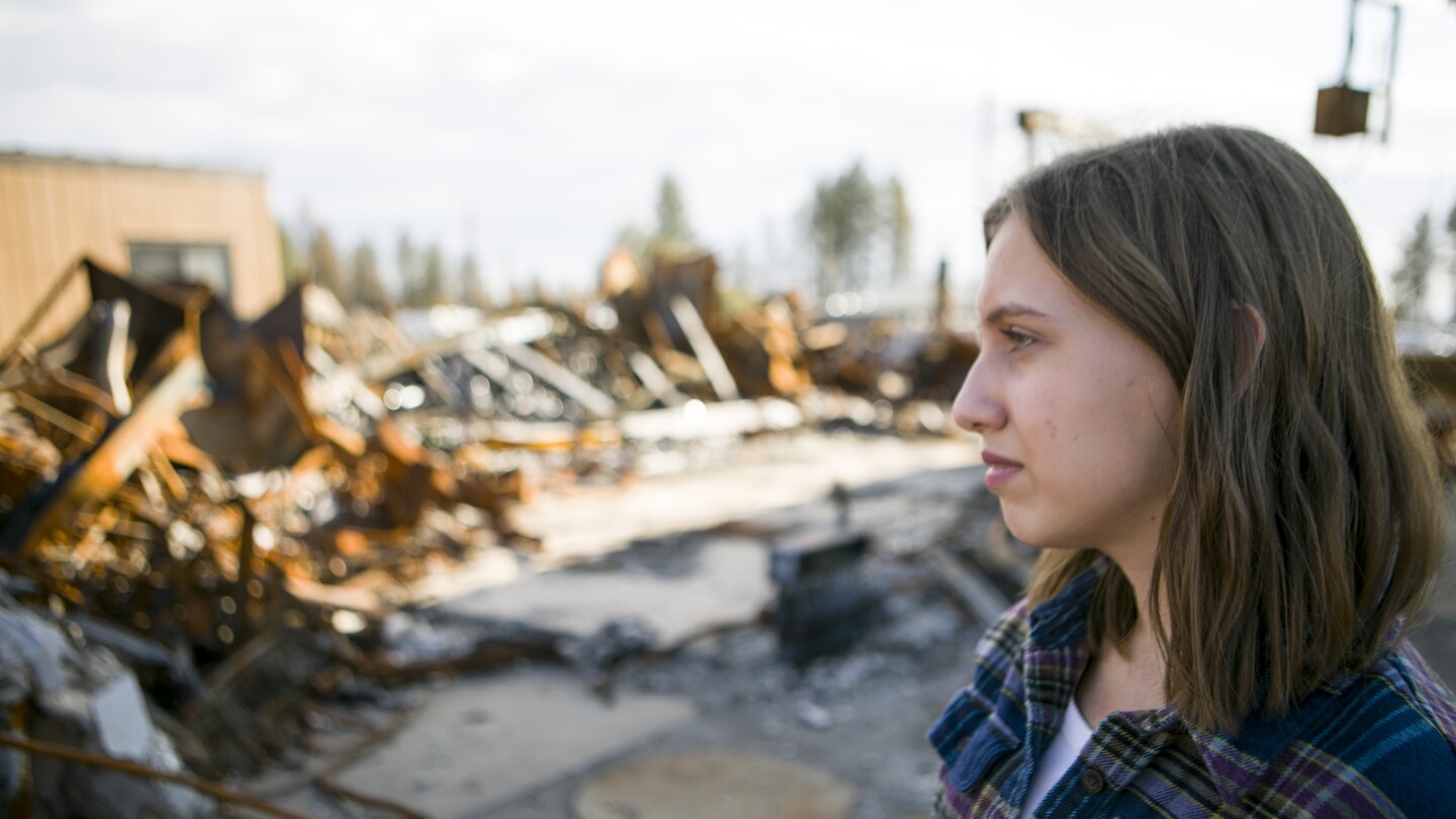 EARTH FOCUS “The Youth Climate Movement Around the World” features Alexandria Villaseñor from Paradise, California. Image courtesy of Thomson Reuters Foundation.