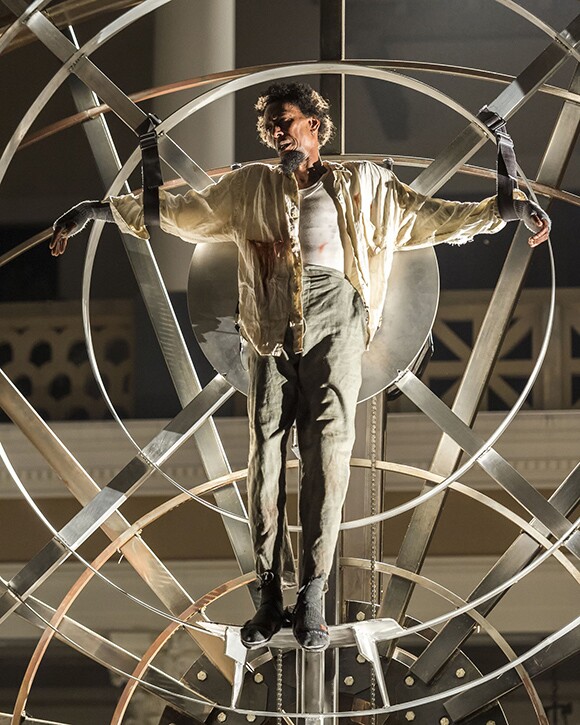 Ron Cephas Jones as Prometheus. Prometheus Bound at the Getty Villa. | Photo: © 2013 Craig Schwartz.