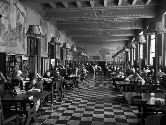 The History Room of the Los Angeles Central Library in 1937