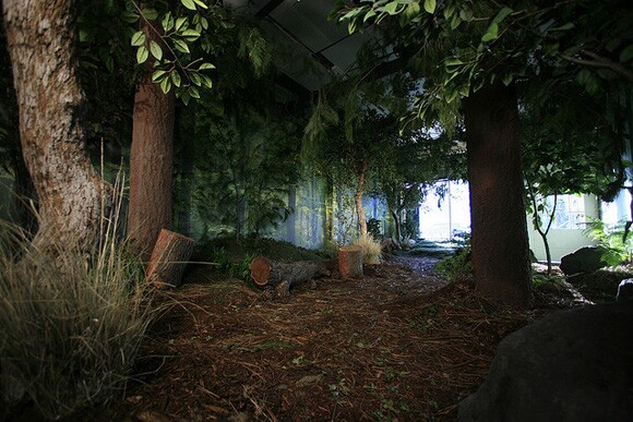 Forest installation by Sara Newey and Christy McCaffrey | Photo: Courtesy of Machine Project.