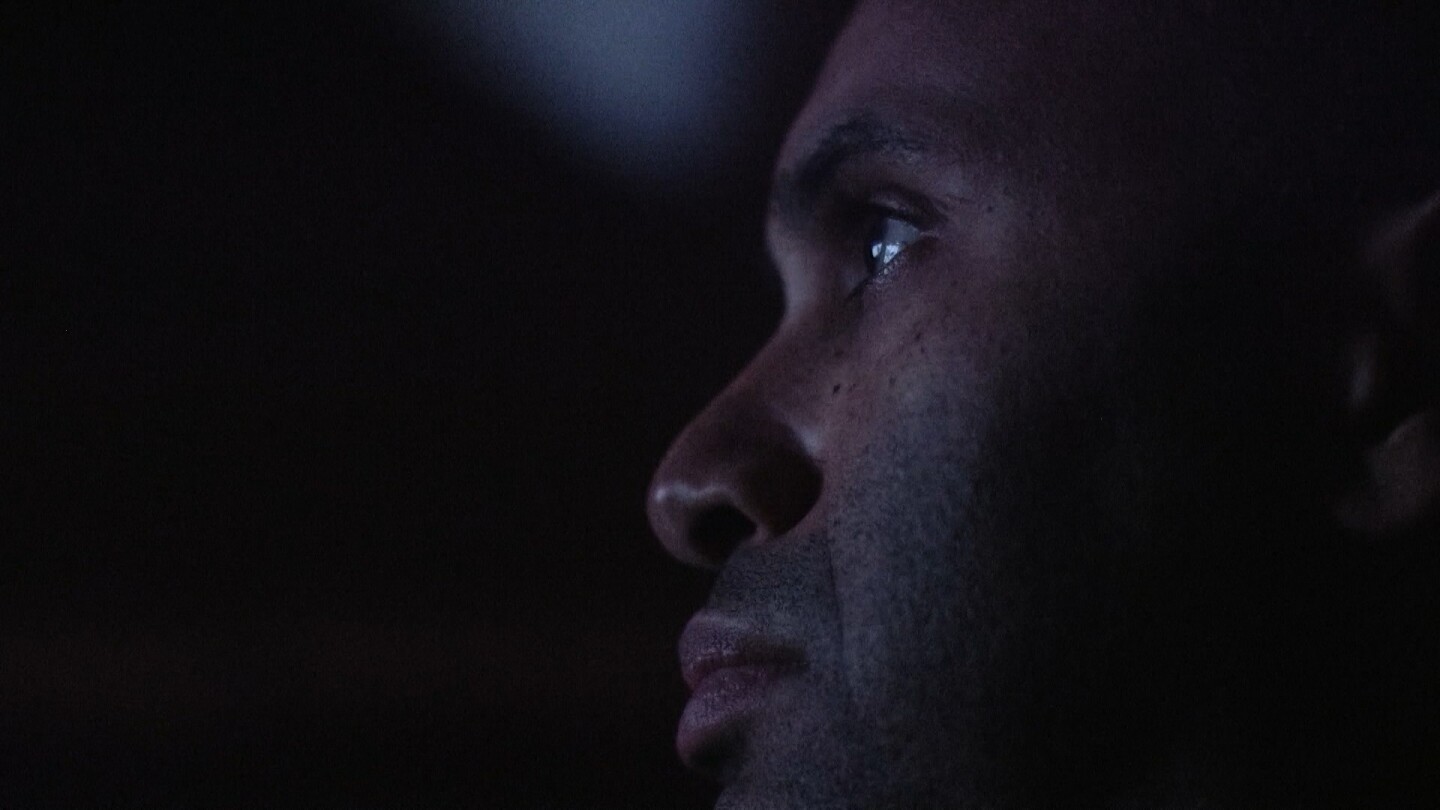 Closeup of the side of Rodney Evans' face. | "America ReFramed: Vision Portraits"