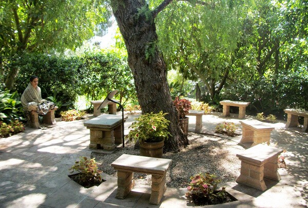 Yogananda would often teach in the outdoor ''Temple of Leaves'' | Photo: Hadley Meares