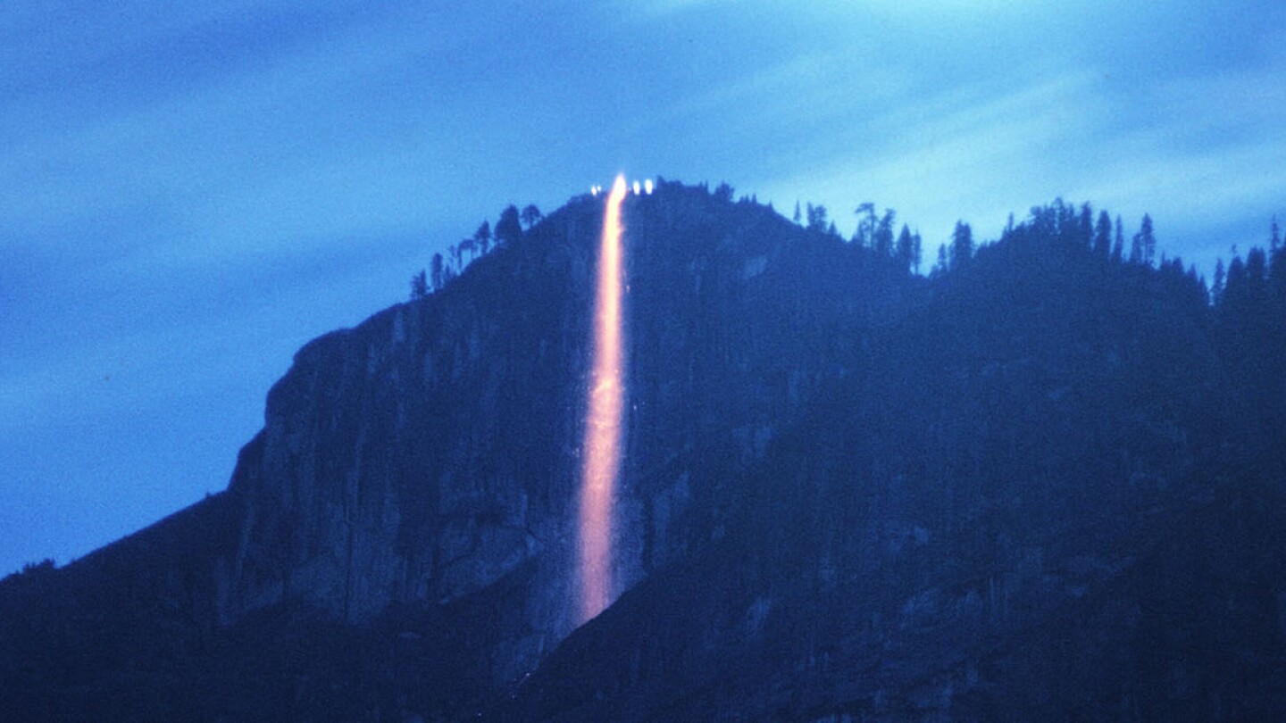 The Firefall at Yosemite National Park