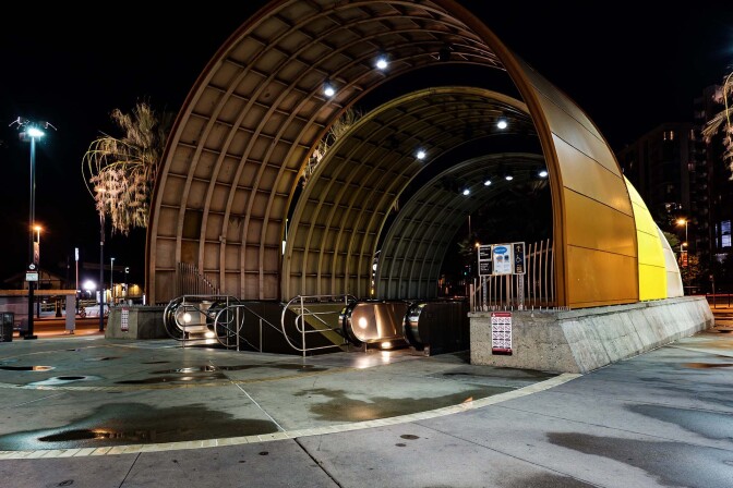 North Hollywood Metro Red Line Station, 2019. | Kwasi Boyd-Bouldin