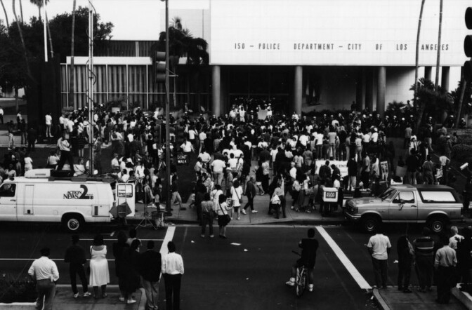 1992 Parker Center protest