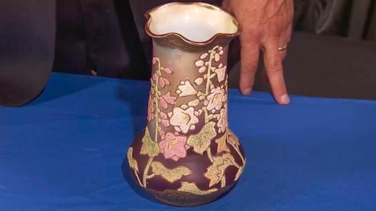 Appraisal: Early 20th C. Nippon Coralene Vase