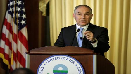 Pruitt dismisses climate science, environmental policy