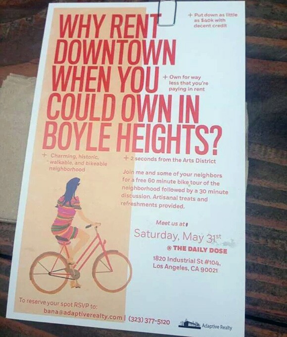 "Gentriflyer" | Source: la.streetsblog