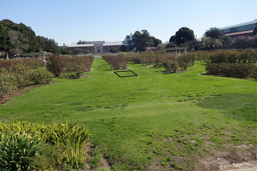 Micheal Queenlan's sculpture composed of breakfast cereal will reside at the Exposition Park Rose Garden. | Courtesy of Current: L.A. Food