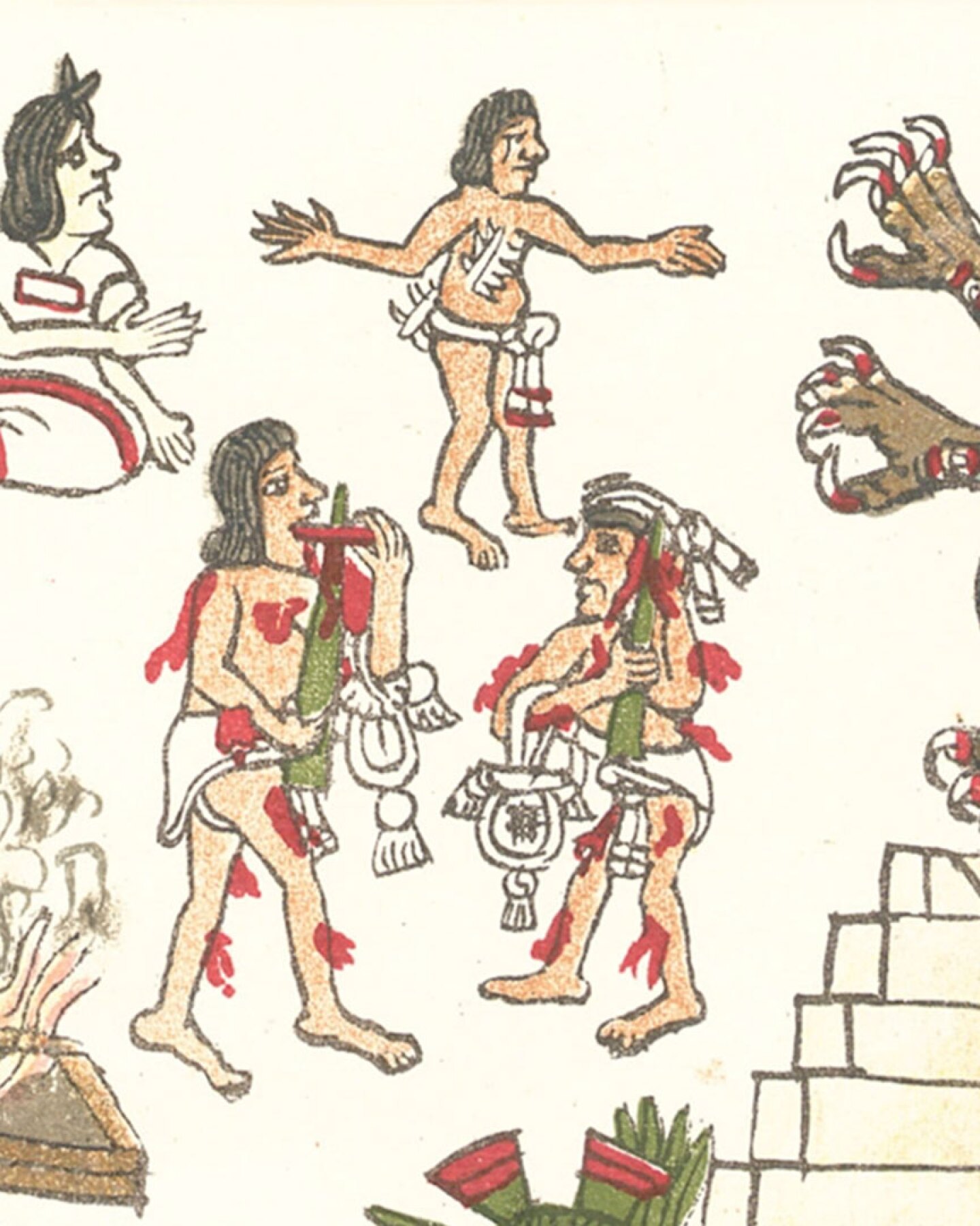 Depiction of sacrifice to deities. | Still from "The Migrant Kitchen"
