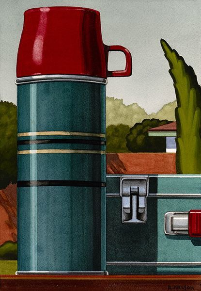 "Red Cap" by Kenton Nelson. | Image courtesy of the artist.