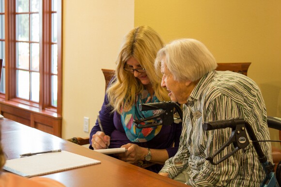 "Olfactory Memoirs Creative Writing Workshop with Judy Reeves" at La Vida Real Retirement Community, 2015.