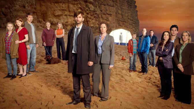 The cast of "Broadchurch."