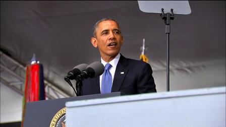 Obama urges middle ground between isolation, intervention