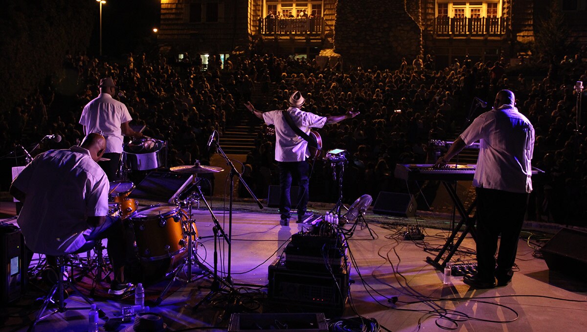 Upstream playing live | Courtesy of Upstream