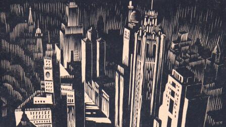 Appraisal: Charles Turzak Woodcut, ca. 1925