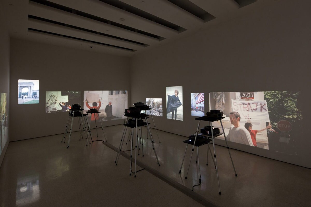 An installation of “In the Near Future” (2009). | Courtesy of UCLA