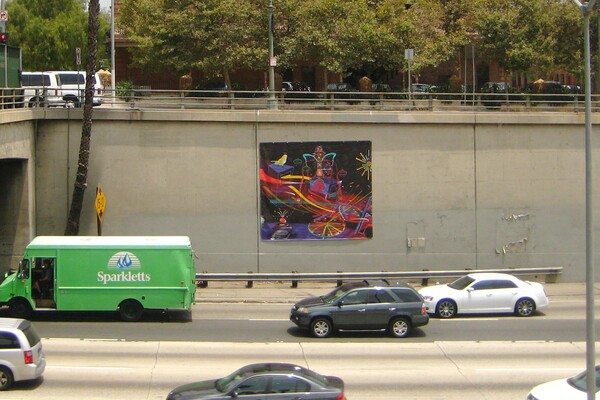 Mural replica of 'Birdsee(d)' by Rene Trujillo I Photo by Helen Ly
