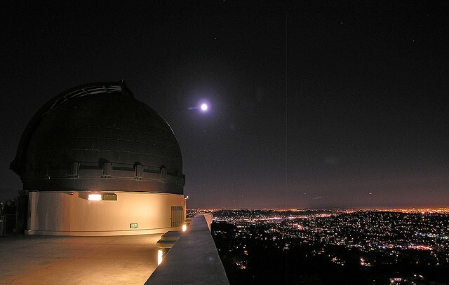 griffith-observatory-moon-8-27-13
